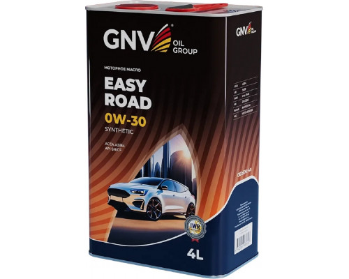 Масло моторное GNV Easy Road 0W30 4 л (металл. канистра) GER1M11280011110300004
