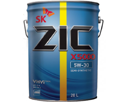 Масло моторное ZIC X5000 5W30 20 л 192663