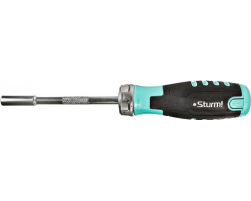 Отвертка с битами Sturm 1040-19-6 реверсивная с автомат. битодержателем 12 в 1