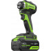 Гайковерт аккумуляторный GREENWORKS G24IW200 ударный, 24V, АКБ 4Ач и ЗУ 3803607CUB