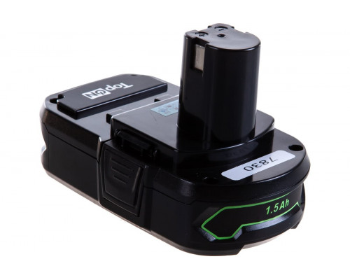 Аккумулятор TopON для Ryobi 18В, 1.5Ah (Li-Ion) TOP-PTGD-RY-18-1.5-Li