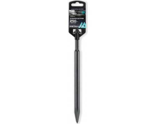 Зубило SDS-plus METALLICA Optima 250/200 мм пикообразное по бетону 906644