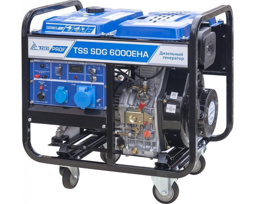 Электростанция дизельная с воздушным охлаждением ТСС SDG 6500EHA открытая 277014