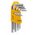 Набор ключей шестигранных Kranz KR-12-5215 HEX 1,5-10 мм, CrV, 9 шт.