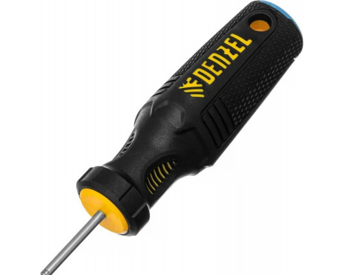 Отвертка шлицевая Denzel SL3х75 мм, S2 3к рукоятка 121887