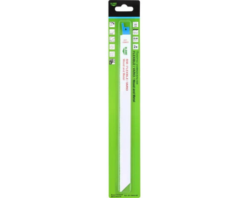 Полотна для сабельных пил D.BOR 280/300*1,8-2,6 мм BIM / FLEXIBLE / VARIO / Wood a metal (2 шт.) D-221-300X3-02