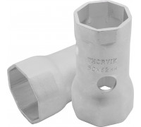 Ключ трубчатый THORVIK BS8P5062 ступичный восьмигранный двусторонний, 50х62 мм 053763