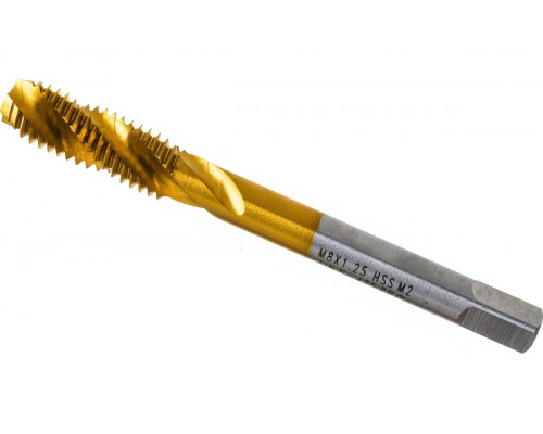 Метчик Профоснастка №425 Эксперт М8,0*1,25 HSS M2 TIN ISO529 глух отв однопроходн. 50221025