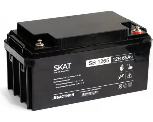 Аккумулятор SKAT SB 1265 AGM 12V 65 Ач