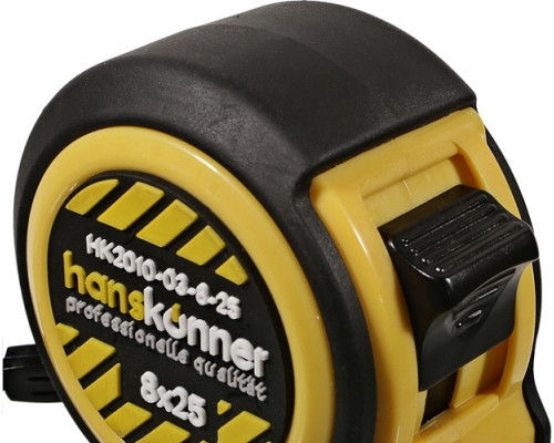 Рулетка HANSKONNER HK2010-03-8-25 с мощным магнитом