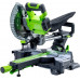 Торцовочная пила аккумуляторная GREENWORKS GD24MS216 24V, АКБ 2Ач и ЗУ 1501707UA