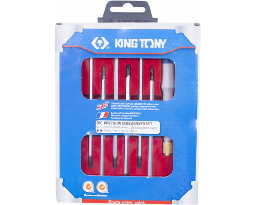 Набор отверток прецизионных KING TONY 32607MR 8 предметов