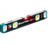 Уровень строительный KRAFTOOL A-RATE CONTROL 400 мм, с глазком, сверхпрочный, магнитный 34988-40