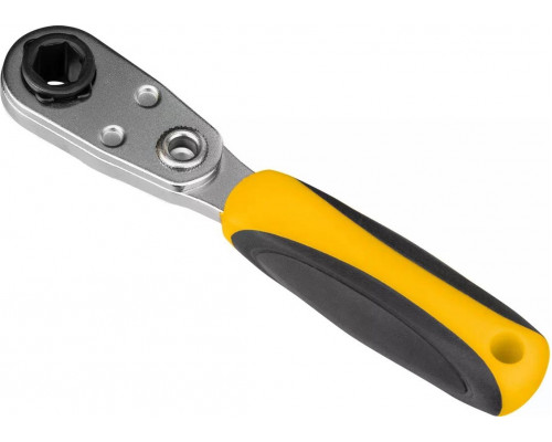 Трещотка Denzel 11633 для бит 1/4", 52 зуба, CrMo