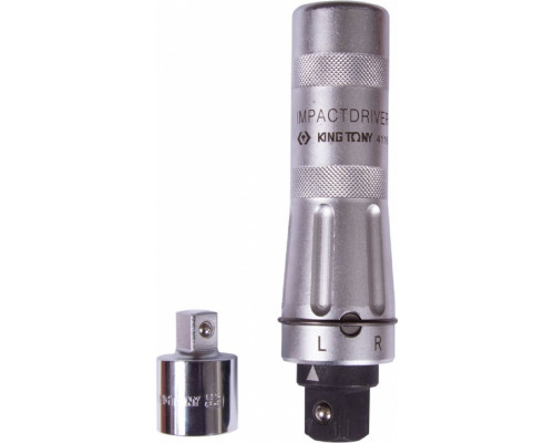 Отвертка ударная KING TONY 4116FR01 3/4", набор 2 предмета