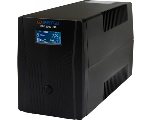 Источник бесперебойного питания ЭНЕРГИЯ 2000 LCD USB компьютерный Е0201-0370
