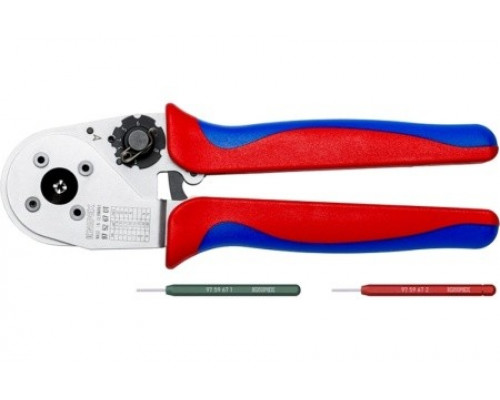 Мандрельные обжимные клещи KNIPEX KN-975267DT для 4-контактных контактов DT