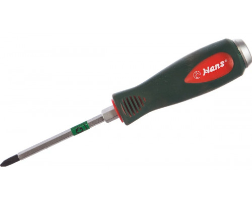 Отвертка крестовая HANS 0526PH2-06 PH силовая с металлическим затыльником