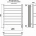 Полотенцесушитель ROYAL THERMO Микс П8 500х850 электро (встроен. диммер) НС-1204585