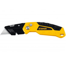 Нож строительный STAYER 0946 Hercules-A24, металлический трапециев. лезвием