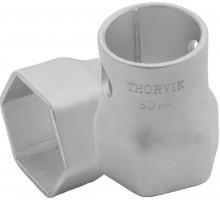 Ключ трубчатый THORVIK BS6P60 ступичный шестигранный, 60 мм 053747