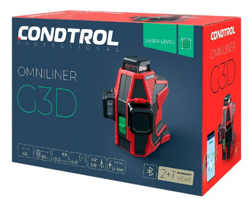 Лазерный уровень CONDTROL Omniliner G3D 1-2-153