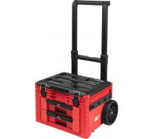 Ящик для инструмента DLT №1 с выдвижными отсеками 2+1, серия red pro, 60х51х42 4060