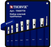 Набор ключей трубчатых THORVIK TBSS7TB в сумке, 7 предметов 053737
