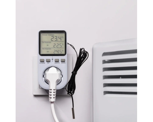 Термостат REXANT 51-0800 цифровой 16A-01, 3,5квт, белый