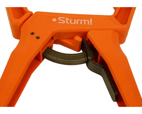Струбцина прижимная Sturm 1078-09-050 с храповым механизмом, длина 200мм, зев 50мм
