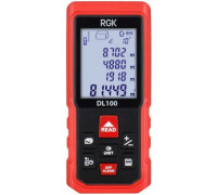 Лазерный дальномер RGK DL100 с угломером 4610011875076