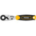 Трещотка Denzel 11633 для бит 1/4", 52 зуба, CrMo