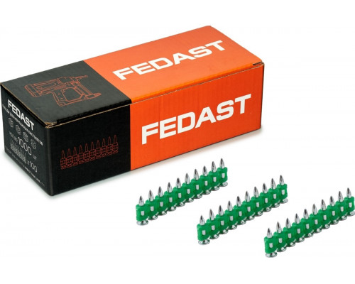Гвоздь монтажный FEDAST 3.0 х 19 мм усиленный (уп.1000 шт.) fd3019eg