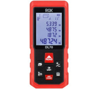Лазерный дальномер RGK DL70 с угломером 4610011873911