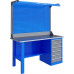 Верстак слесарный однотумбовый ВЕРСТАКОФФ TNC 161.16.3-2F 125151