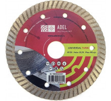 Алмазный диск для резки бетона ADEL INSTRUMENT Universal Turbo PRO Ø125х10х22,23 AI-1502022221