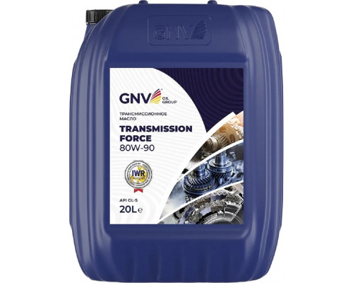 Масло трансмиссионное GNV Transmission Force 80W90 20 л GTF1112202145180900020