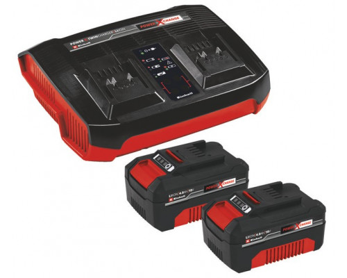 Набор АКБ и ЗУ EINHELL pxc 2x4,0 Ач twincharger двухпостовое 4512112