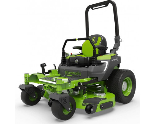 Трактор садовый GREENWORKS ZTC152, 82V, 152 см, с АКБ 23,3 кВтч с нулевым радиусом разворота 7405107