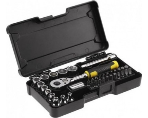 Набор головок 1/4 дюйма STANLEY STMT82672-0, 37 предметов