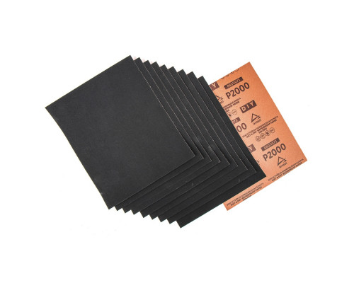 Лист шлифовальный ARNEZI R8011073 водостойкий 230x280 мм P2000 DIY (10шт)