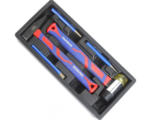 Тележка инструментальная WORKPRO WP285002B, 7 ящиков с 9 ложементами