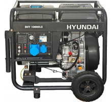 Электростанция дизельная с воздушным охлаждением HYUNDAI DHY 10000LE открытая