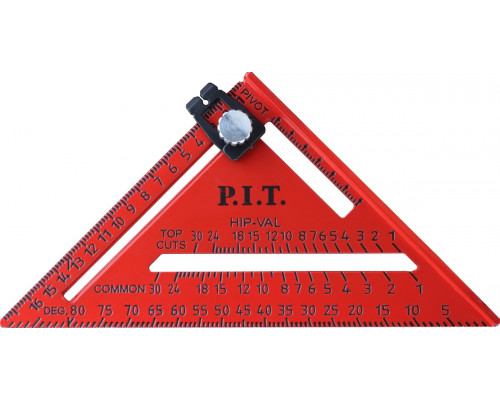 Угольник Свенсона P.I.T. HSQR04-0180C плотницкий с разметочным маркером, 180 мм