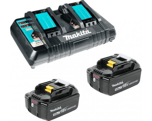 Набор АКБ и ЗУ MAKITA LXT BL1850B Li-ion (2шт.) + ЗУ DC18RD 191L75-3