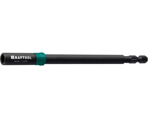 Адаптер KRAFTOOL SLIM & LOCK, 140 мм для шуруповертов быстросъемный ударный 26783-150