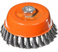 Щетка для УШМ Sturm 5 240 204 чашка м14, d125мм, витая стальная проволока 5240204