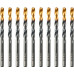 Сверло по металлу Denzel HSS-Tin, Golden Tip 6 мм, 10 шт 717215
