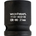 Ударная головка 6-гранная 1/2" WiederKraft WDK-710-4021 21 мм