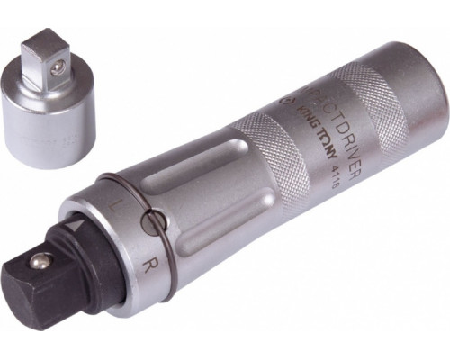 Отвертка ударная KING TONY 4116FR01 3/4", набор 2 предмета